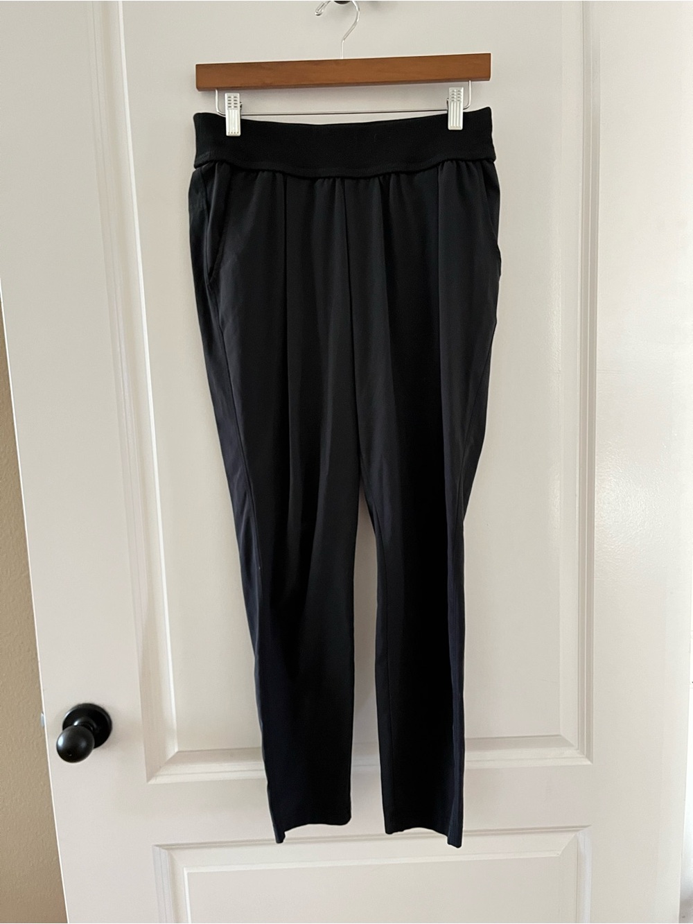 Athleta Black Slim Tapered Joggers